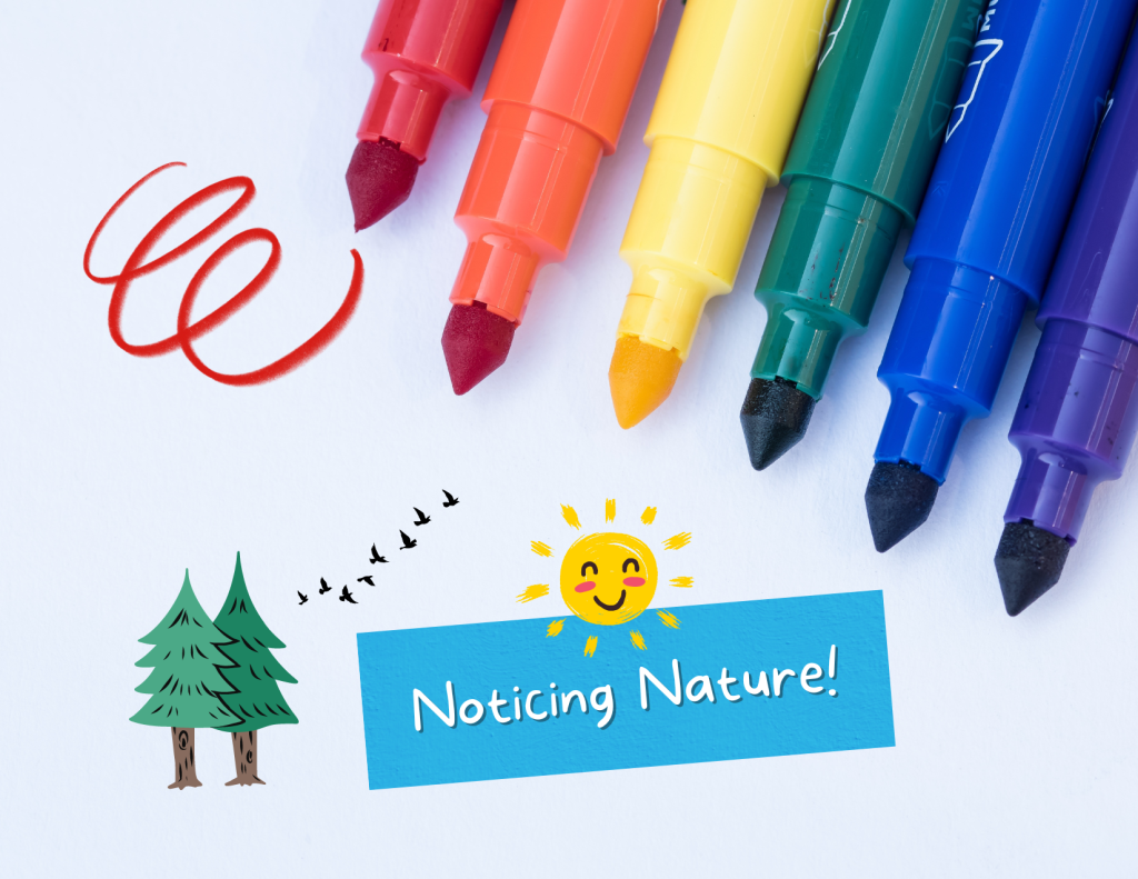 A header graphic that says "Noticing Nature"